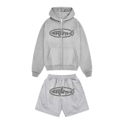 Hoodie Zip/Short Premium Tracksuit