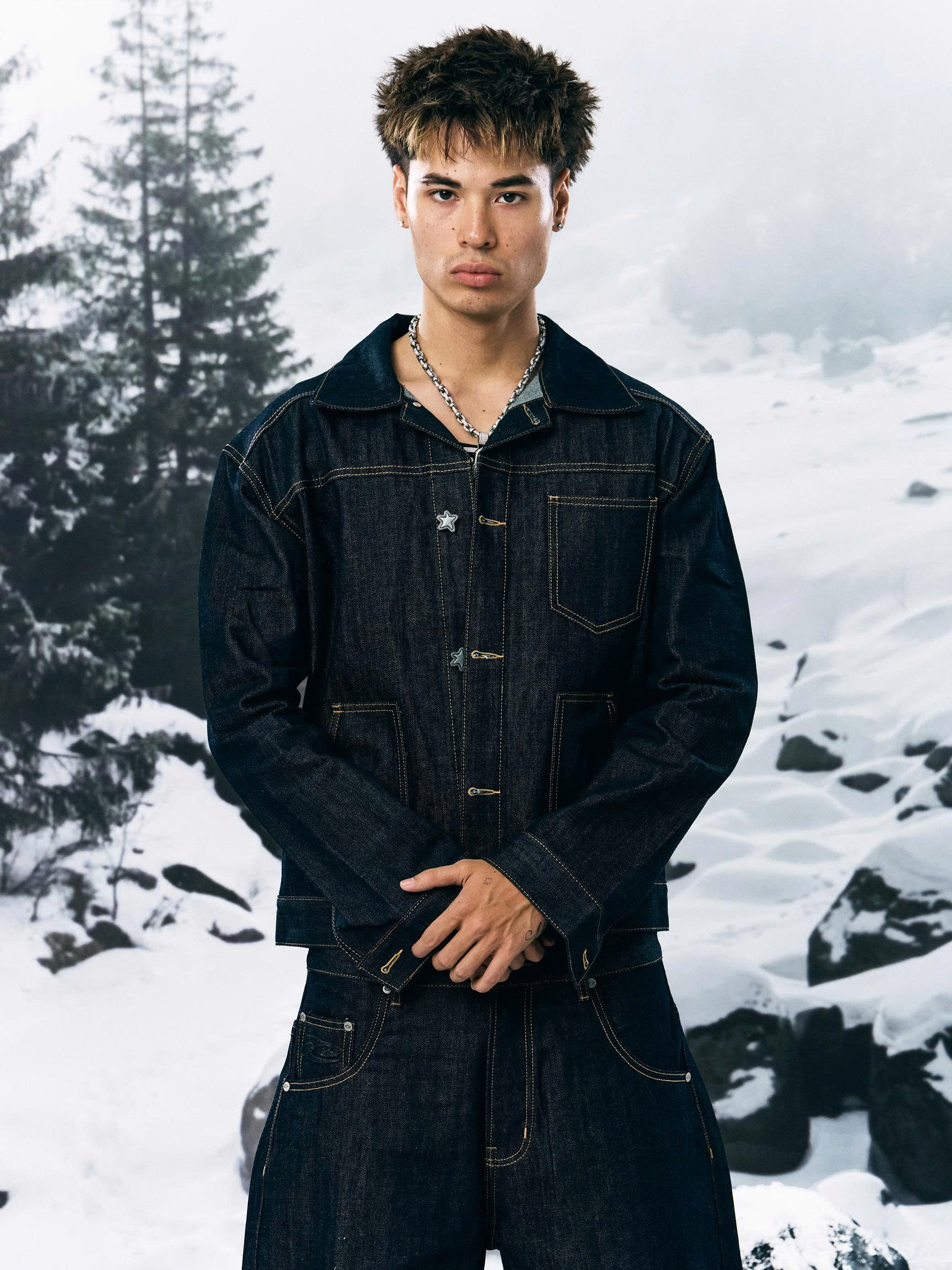 CRUEHAWTS デニムセットアップ CRWTS Denim Jacket – CRUEHAWTS